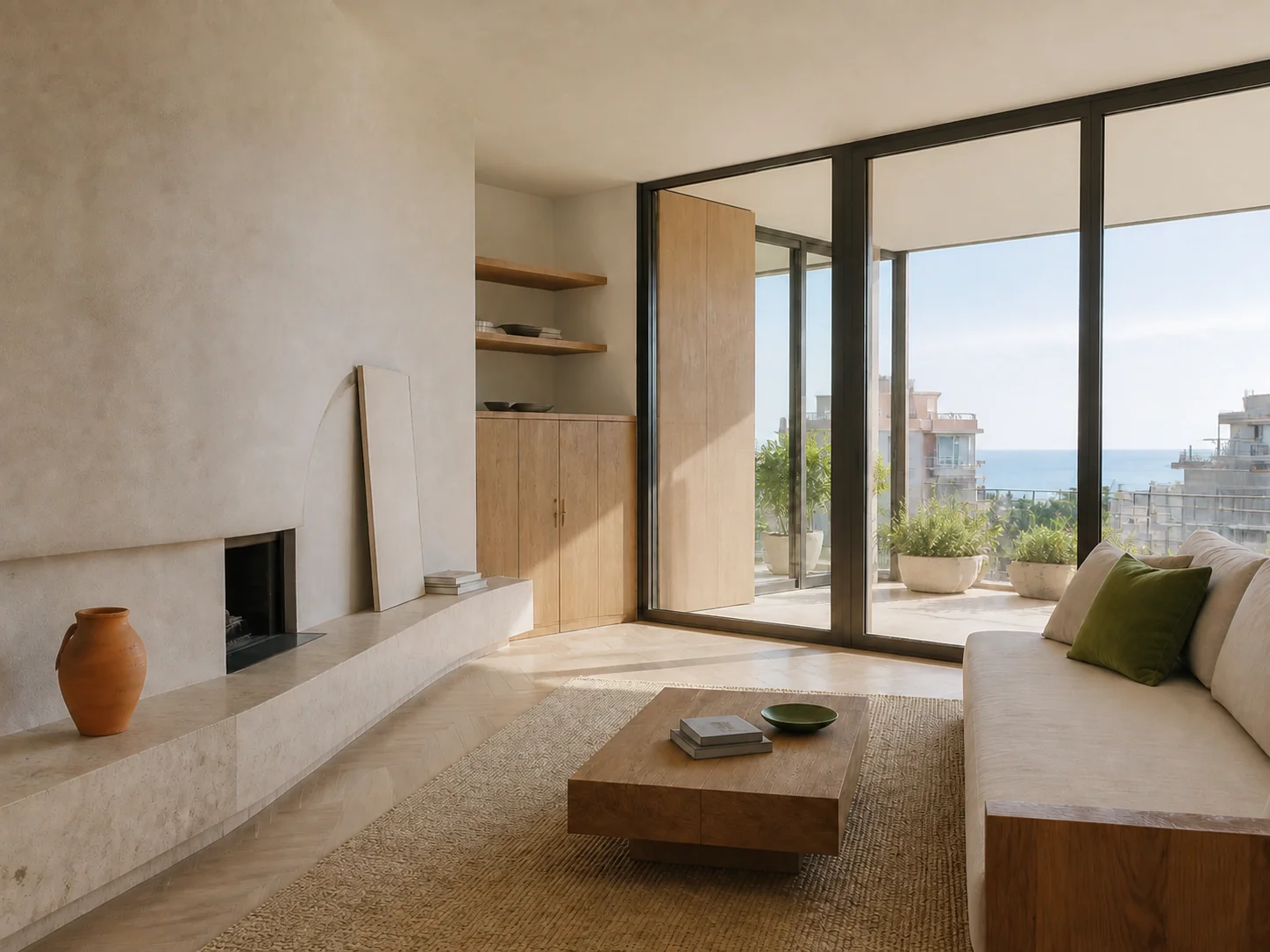 El salón de Solana Home por la mañana
