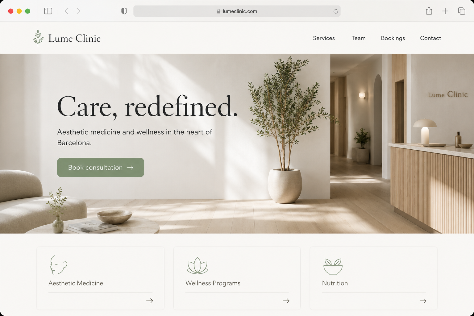 Lume Clinic · Estética médica