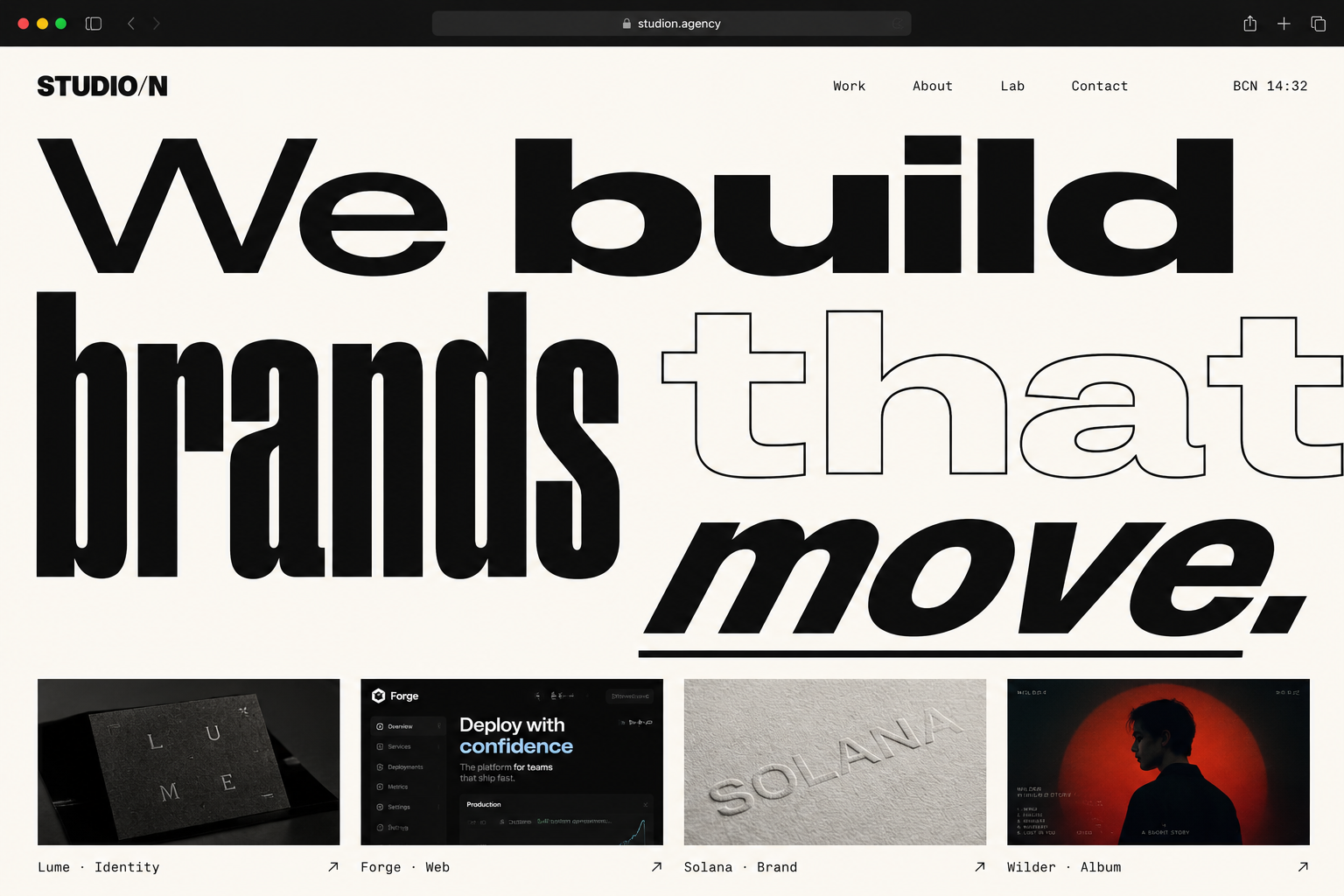 Studio/N · Brand & web